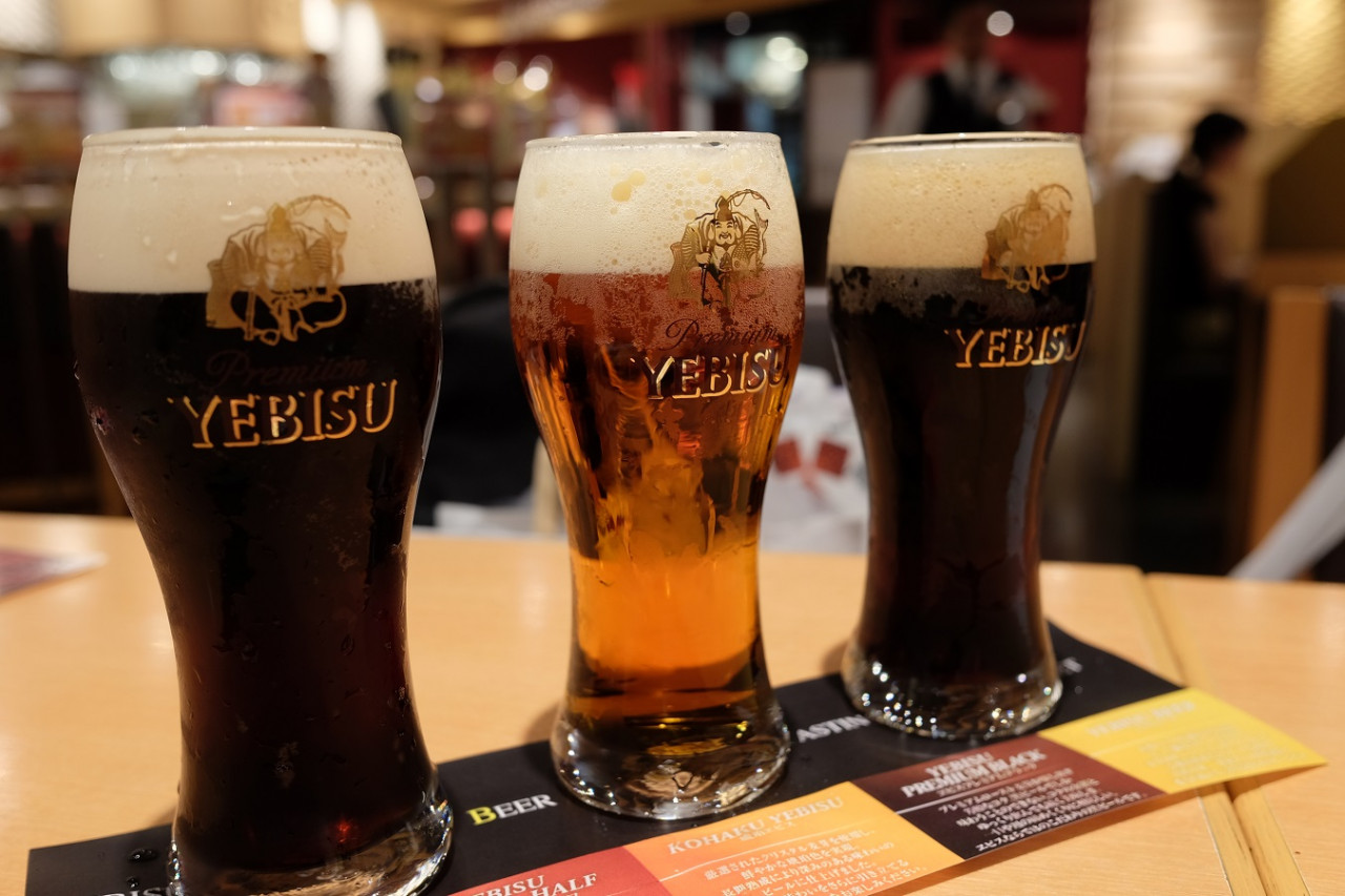 ビール飲み比べ