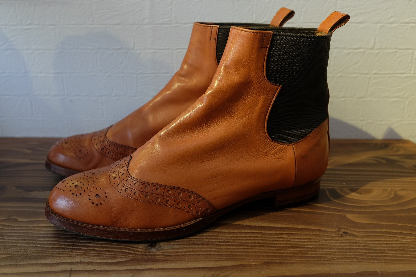 婦人サイドゴアブーツを染め替え！！