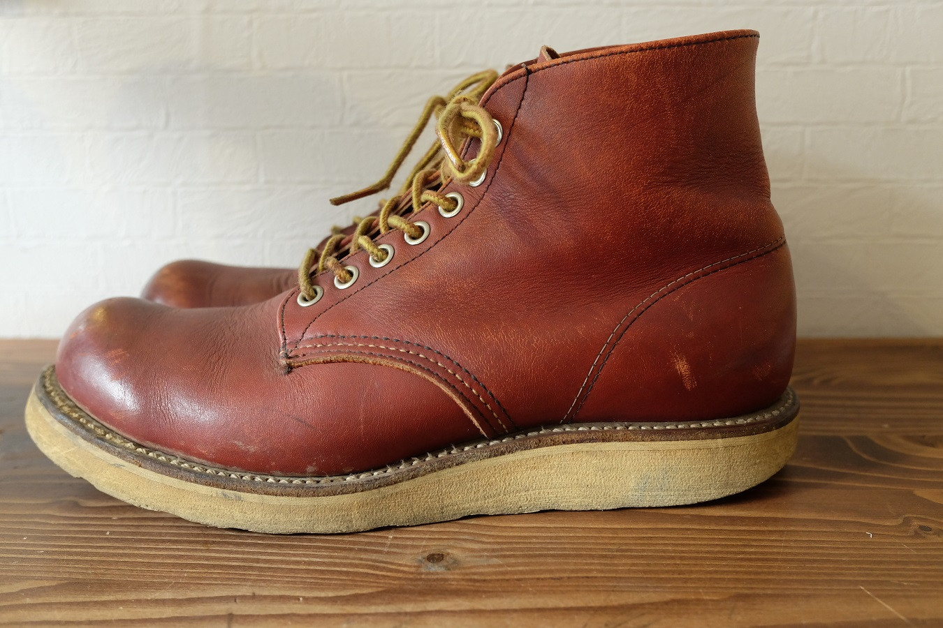 REDWING(レッドウイング) 8166｜純正ソールから Vibram(ﾋﾞﾌﾞﾗﾑ) #2021ソールに交換