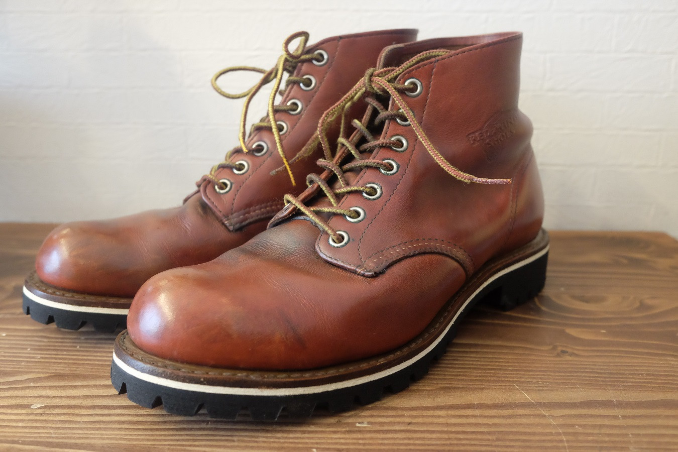 レッドウイング8166 オールソール交換後