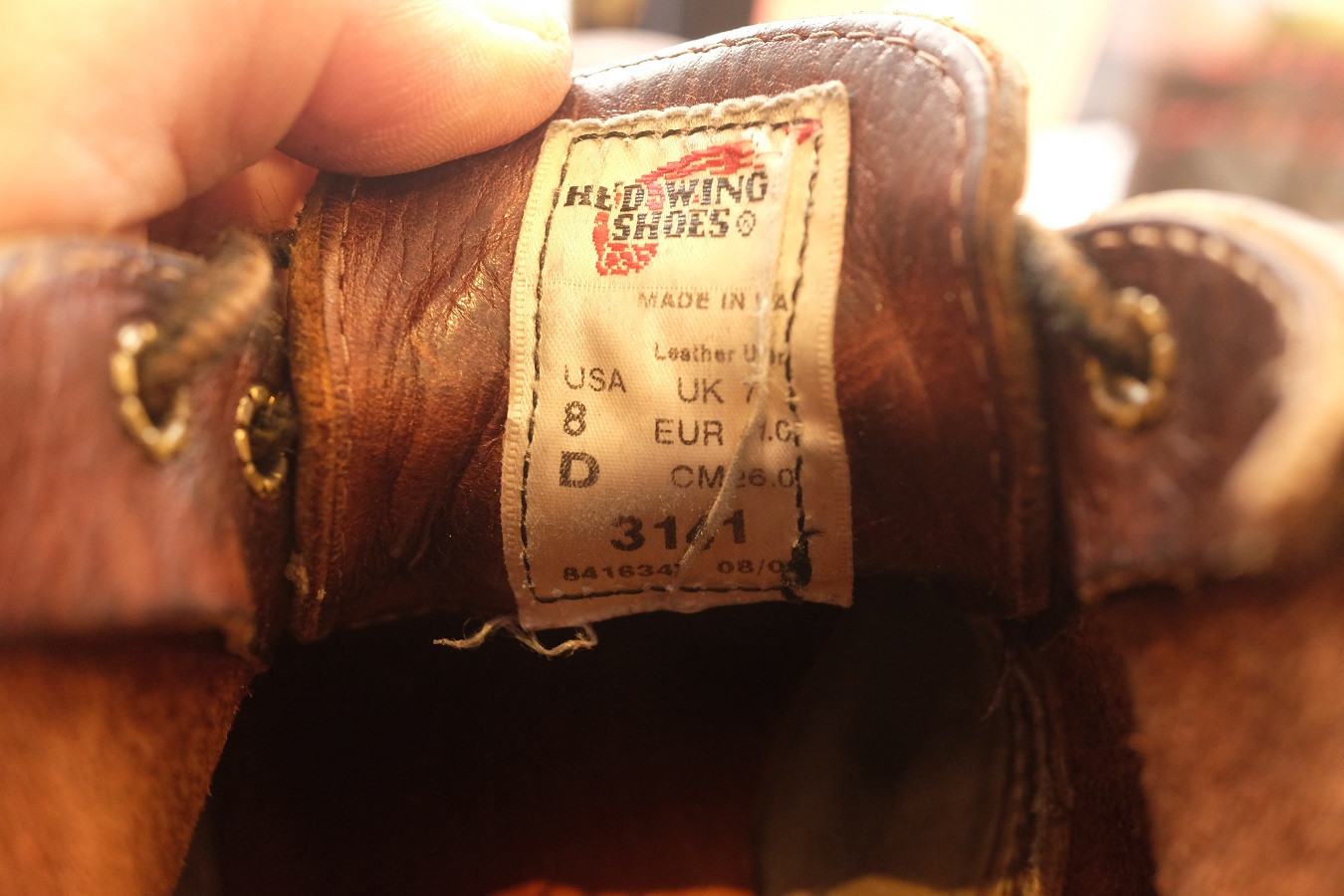 REDWING(レッドウイング)3141｜Vibram(ビブラム)#4014 ソール交換