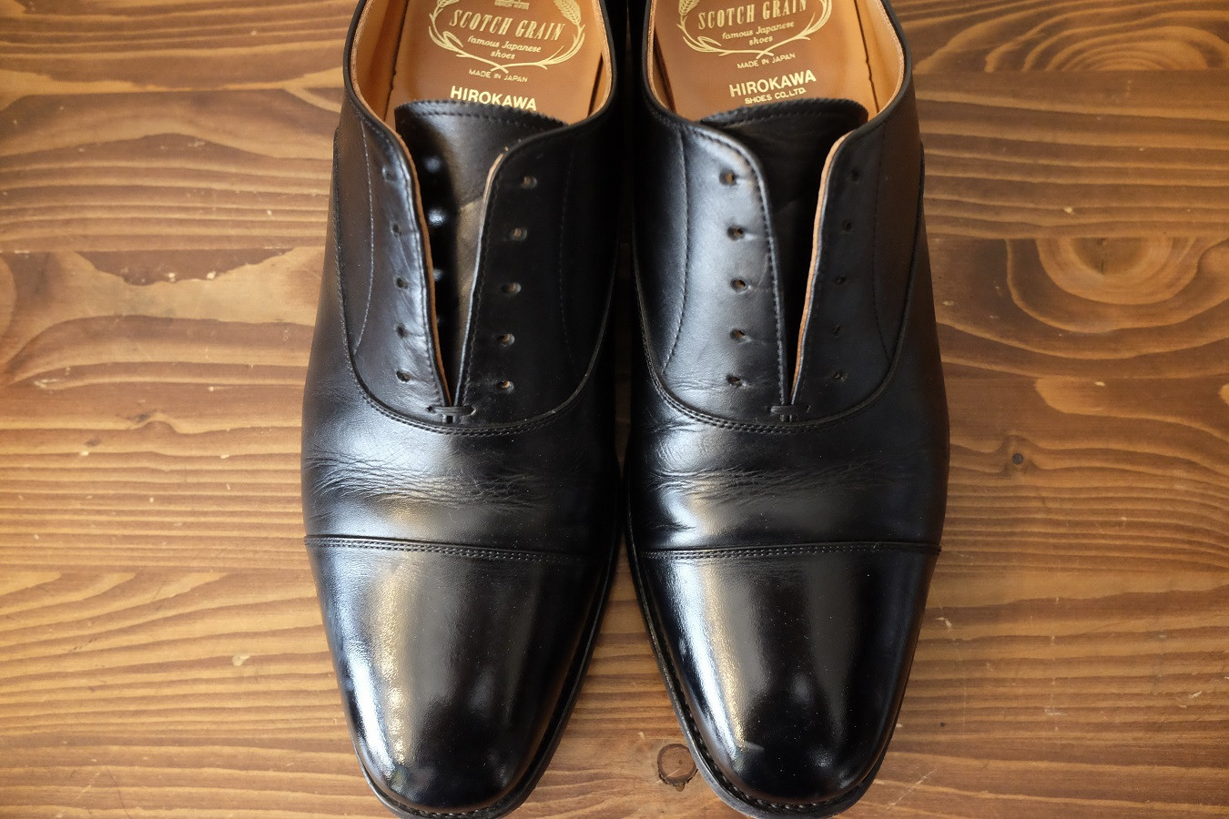 紳士靴 靴磨き前