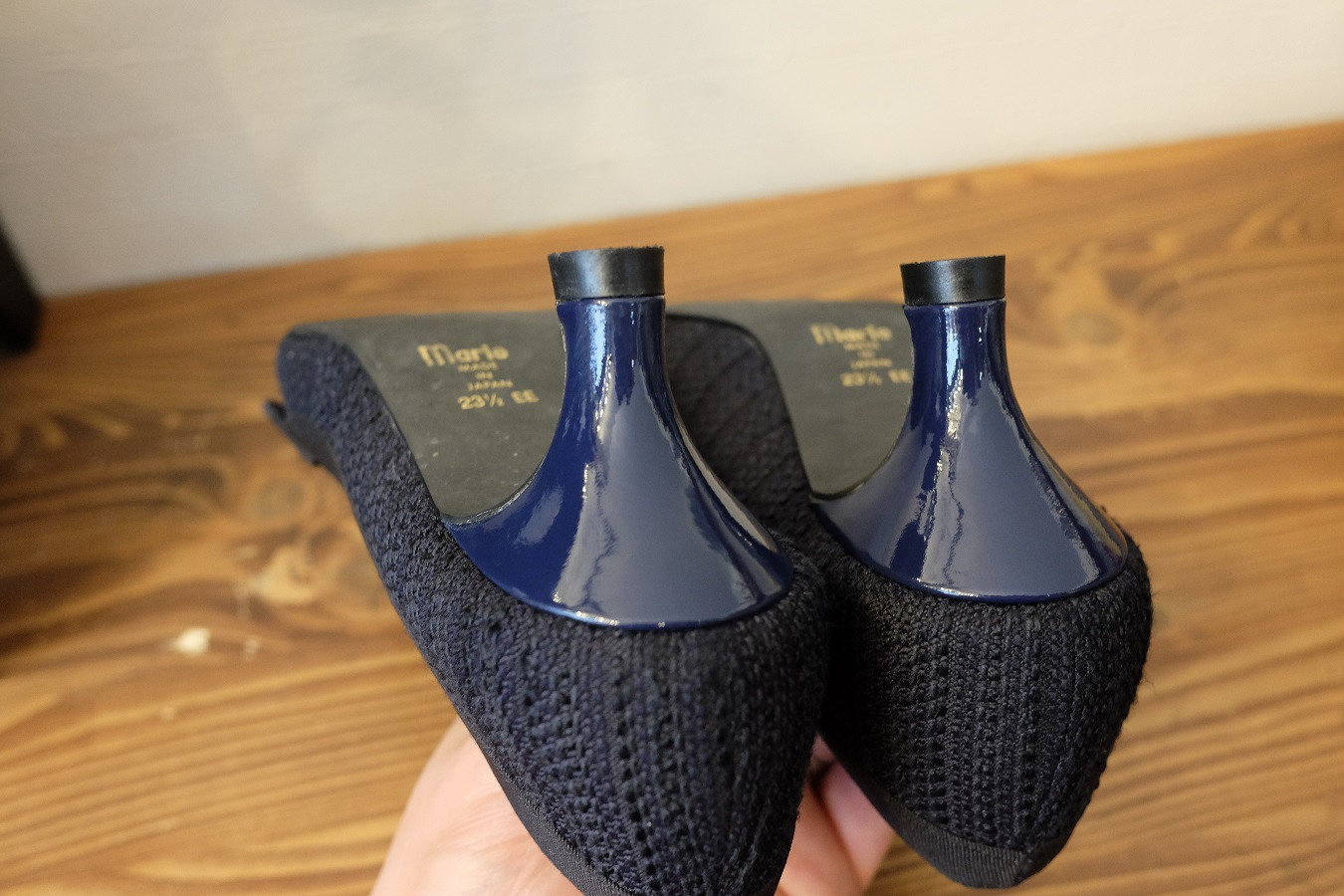 パンプスエナメル巻革交換 完了