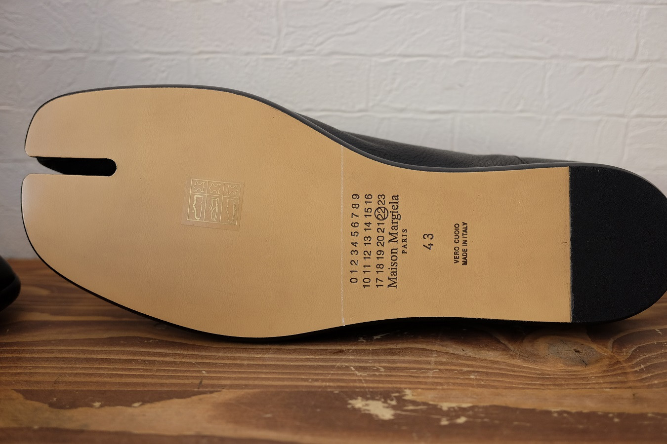 足袋フラットシューズの靴底