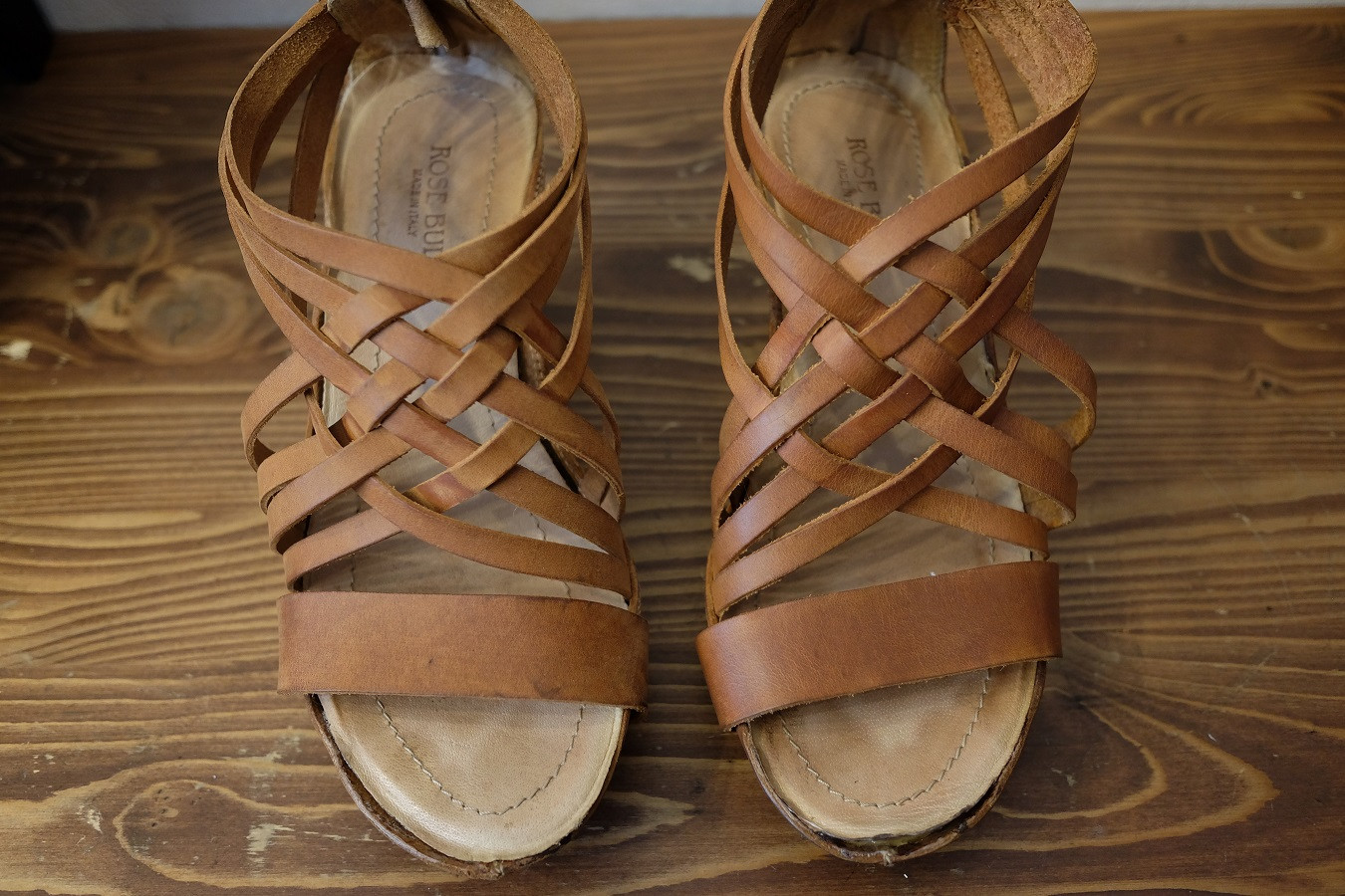 レザーサンダルを磨きました｜修理工房コビット 岡山