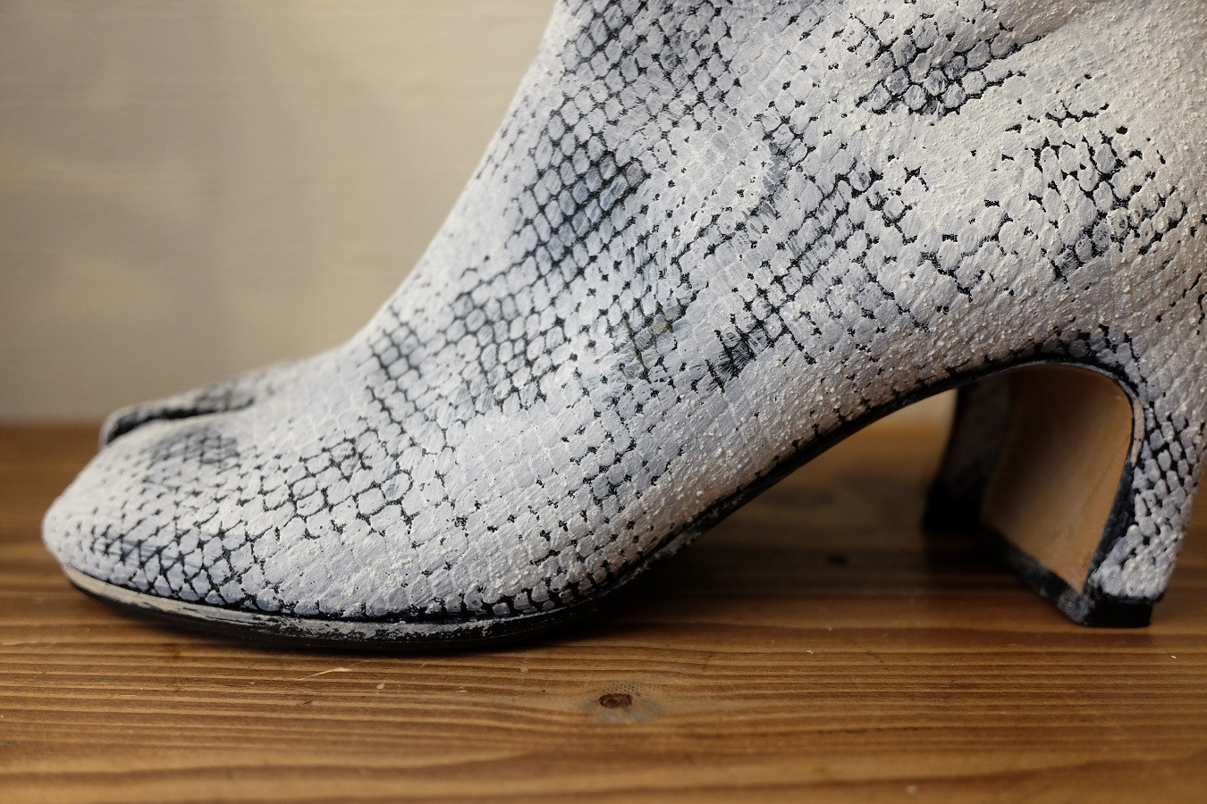 裏張りをサイドから見た場合