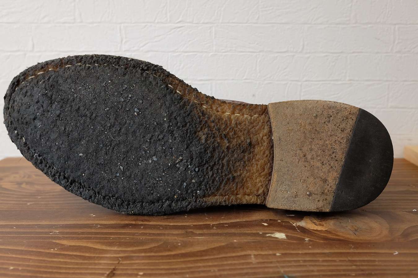 修理前のクレープソール