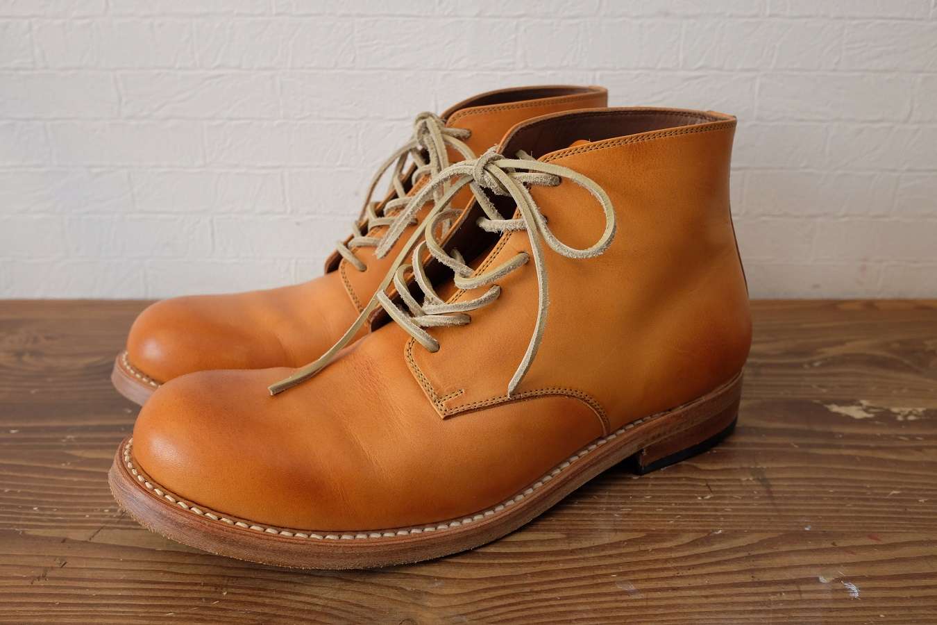 MOTO｜裏張り＆トライアンフスチール＆アイレット加工 【岡山靴修理】