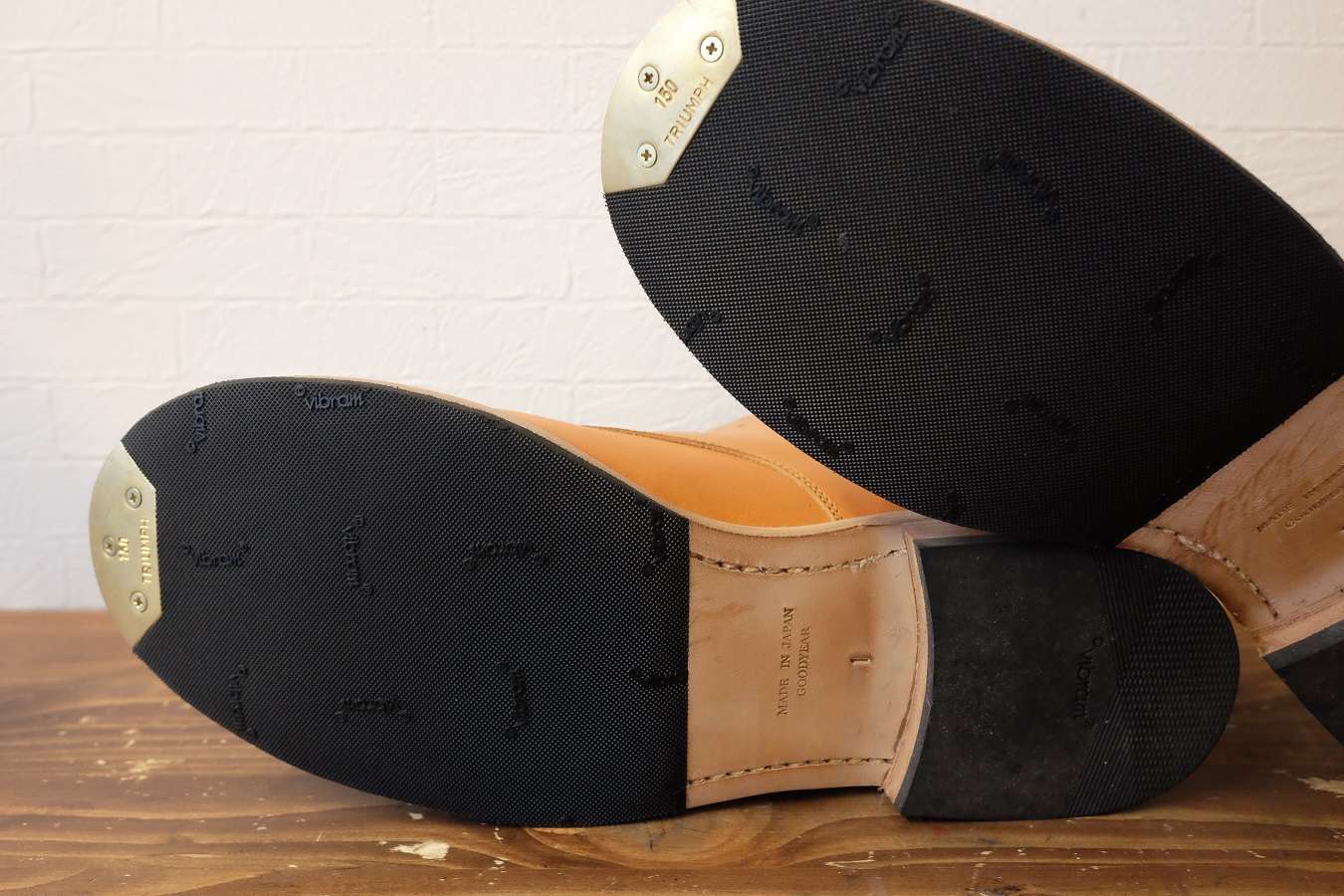 ビブラムハーフソール&トゥスチール