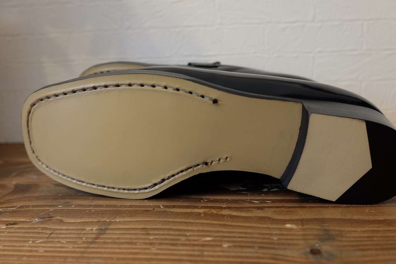 レザーオールソール完成