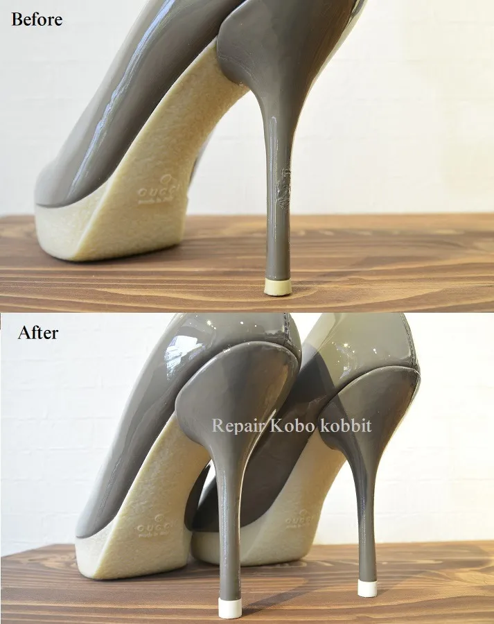 【ヒール巻革交換】