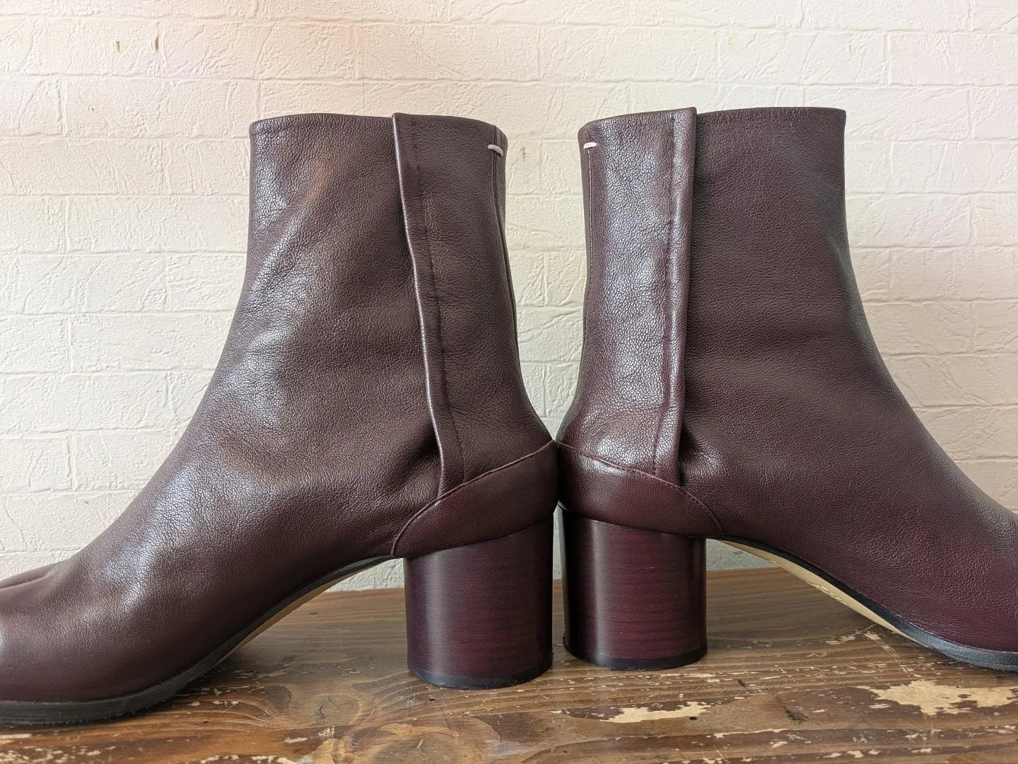 【マルジェラタビブーツこはぜ外れ改善修理】