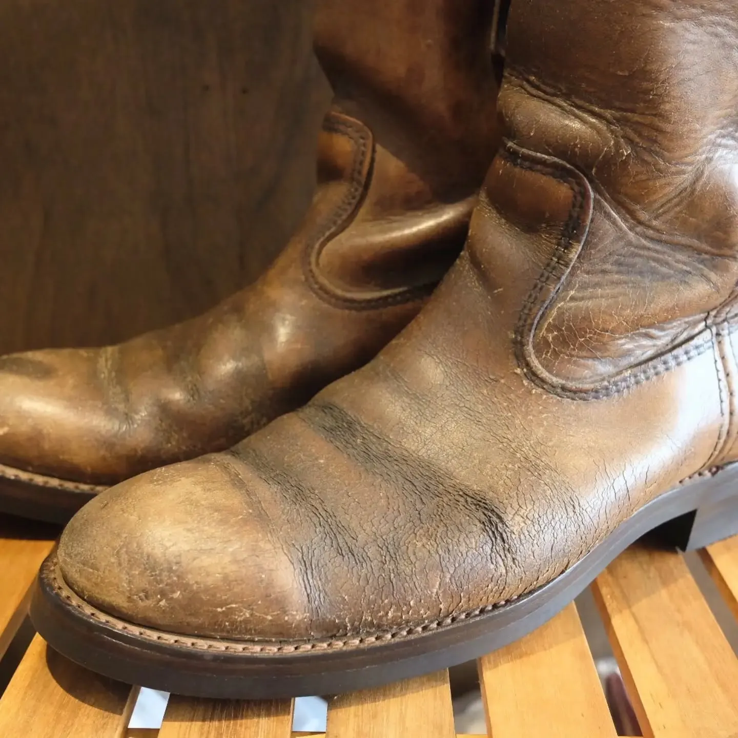 レッドウイング ペコス ビブラム430オールソール