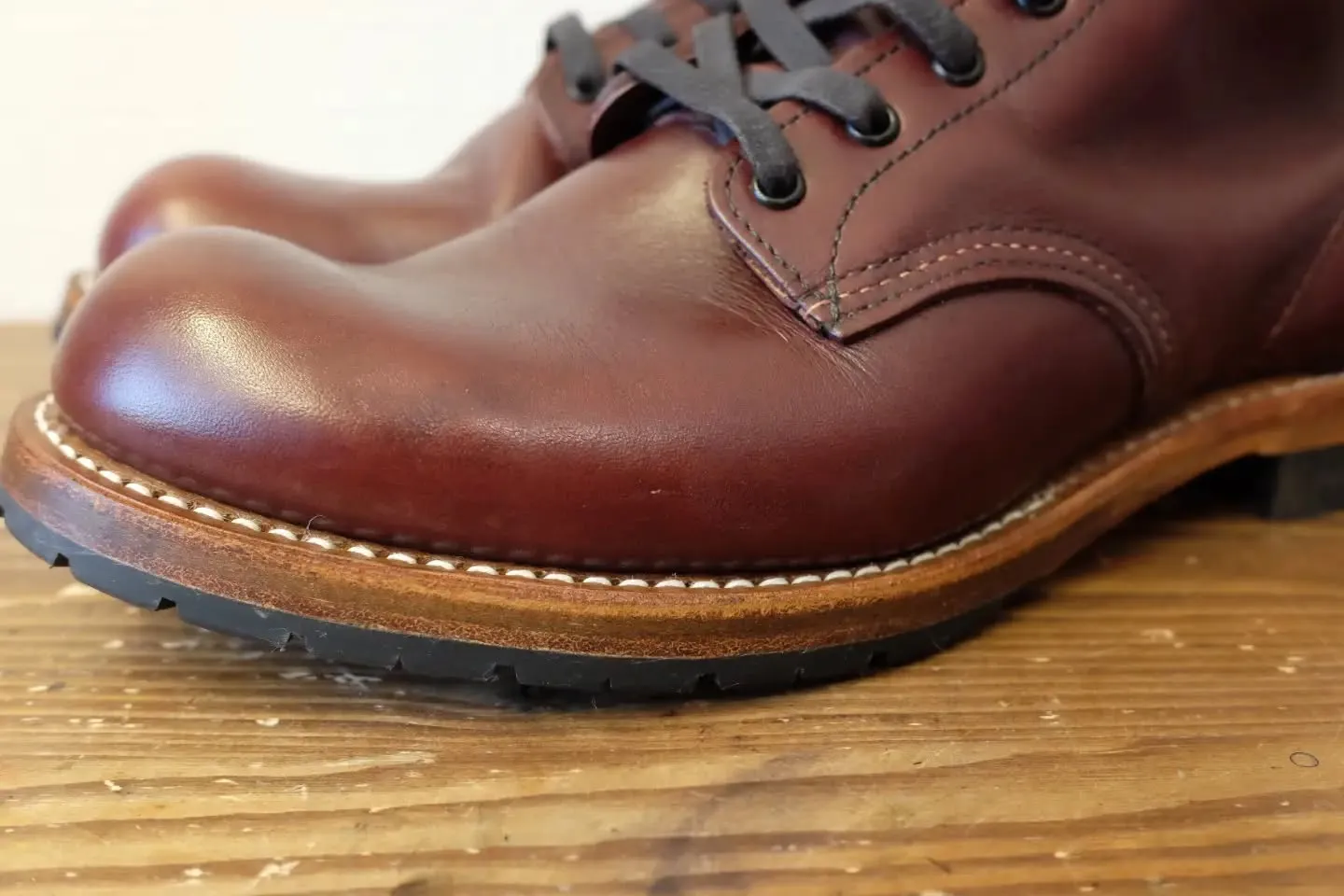 レッドウィング「ベックマン9011」ハーフソール張替え