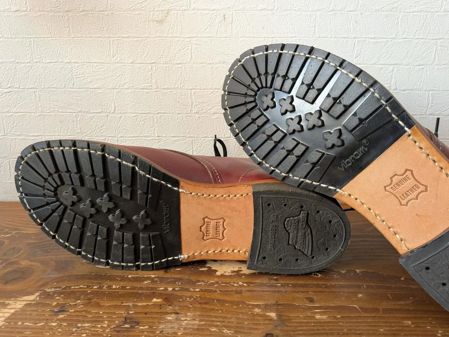 【RED WING ベックマン】旧モデルのハーフソール加水分...
