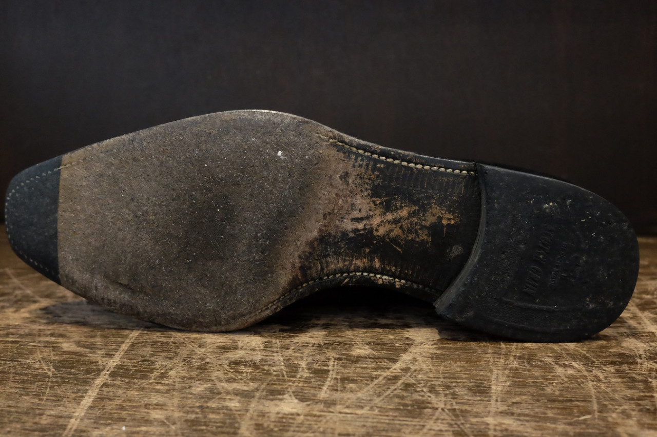 【スコッチグレイン】革半張り＋Vibramサンライズリフト交換